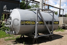 На склад готовой продукции ООО «Кади» поступила установка длительного хранения жидкой двуокиси углерода УДХ-4,0-2,0